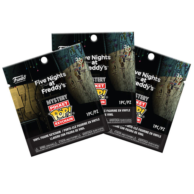 Pop! keychain: fnaf classic (sobre sorpresa)- pack de 3 Hover Image
