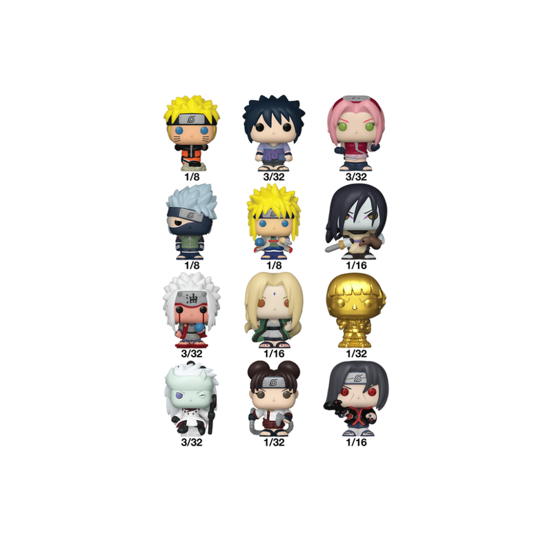 Funko bitty pop! naruto - sobre sorpresa