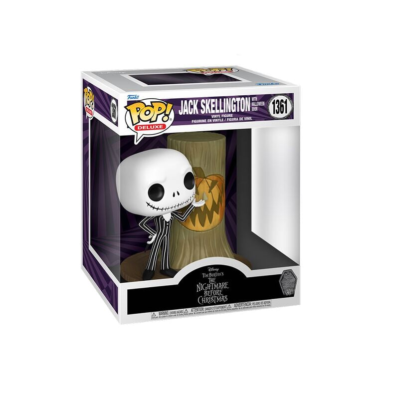Funko pop! disney deluxe pesadilla antes de navidad - jack skellington con puerta de halloween