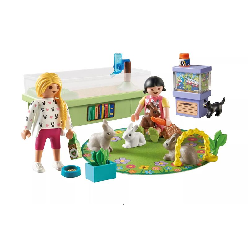 Playmobil - starter pack familia de conejos