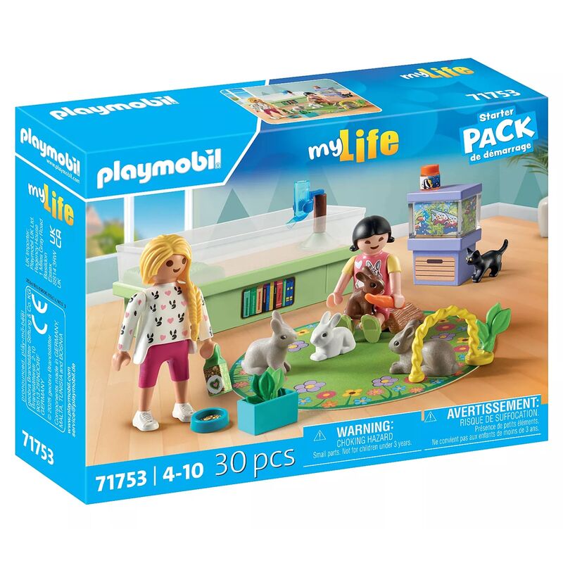 Playmobil - starter pack familia de conejos