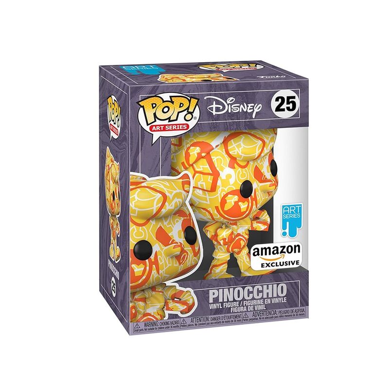 Funko pop! disney - pinocho artístico exclusivo + caja protectora