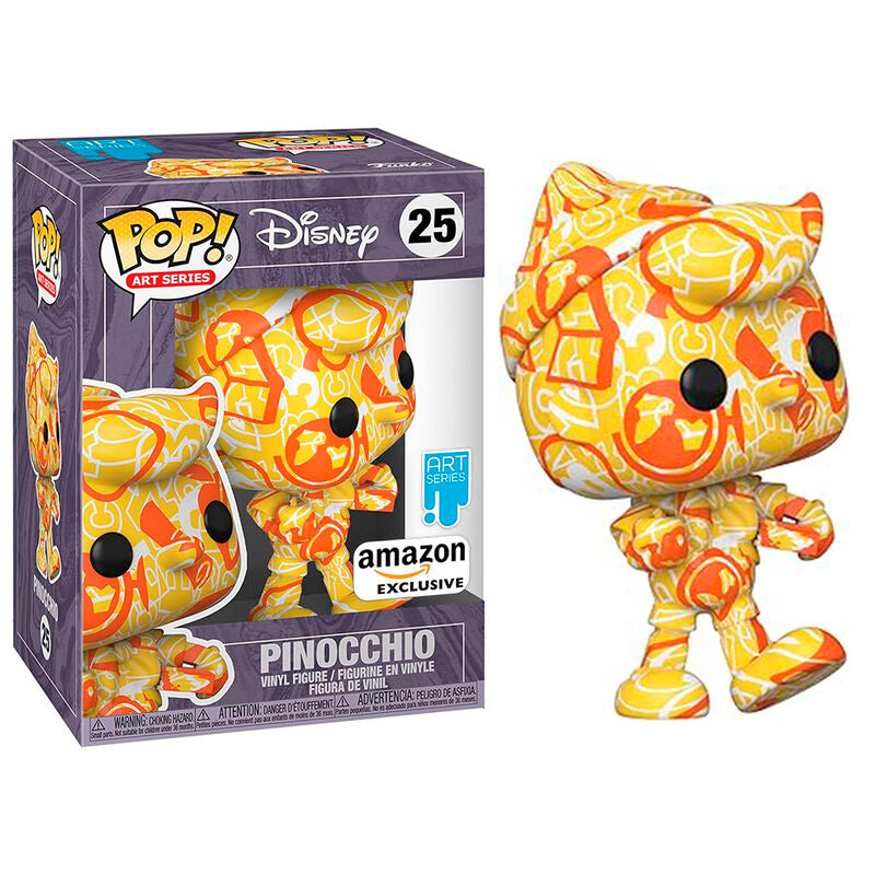 Funko pop! disney - pinocho artístico exclusivo + caja protectora