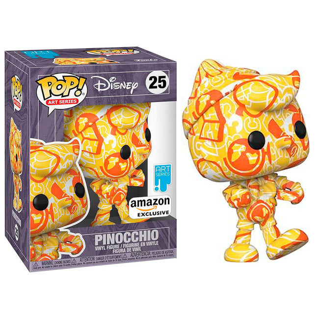 Funko pop! disney - pinocho artístico exclusivo + caja protectora Hover Image
