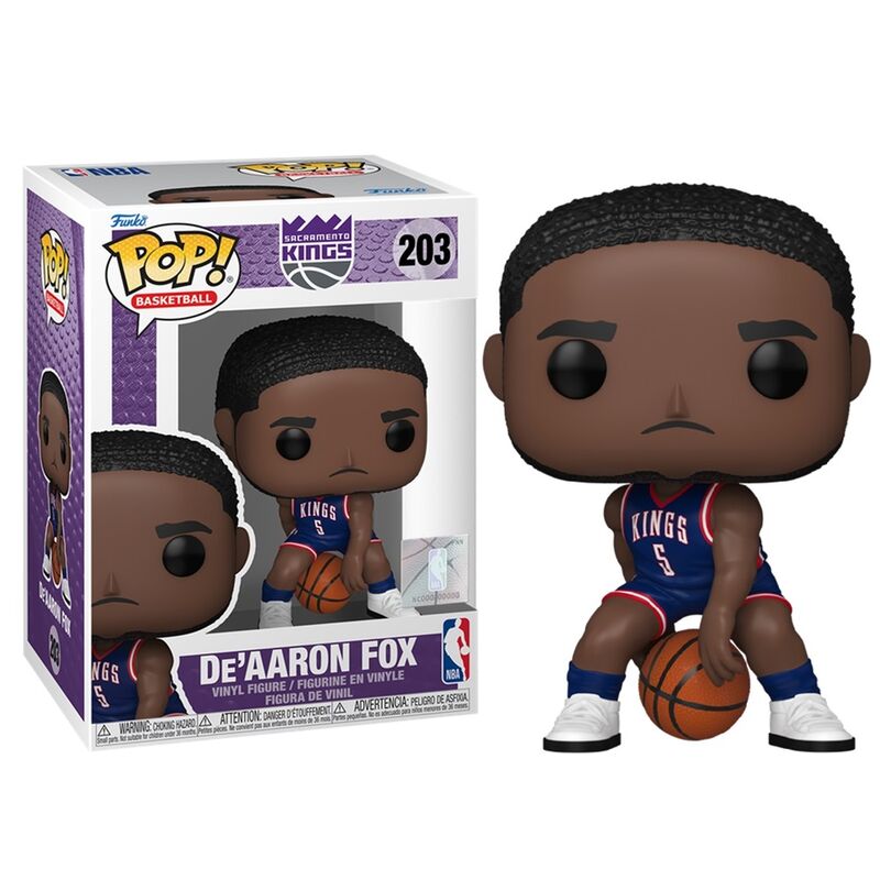 Funko pop! nba: sacramento kings  de'aaron fox (city edition 2024)