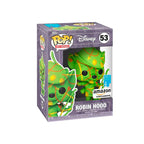 Funko pop! disney - robin hood artístico exclusivo + caja protectora