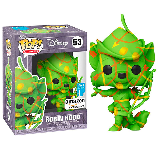 Funko pop! disney - robin hood artístico exclusivo + caja protectora Hover Image
