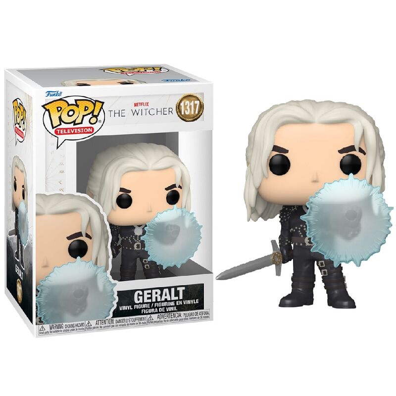 Funko pop! the witcher  geralt con escudo