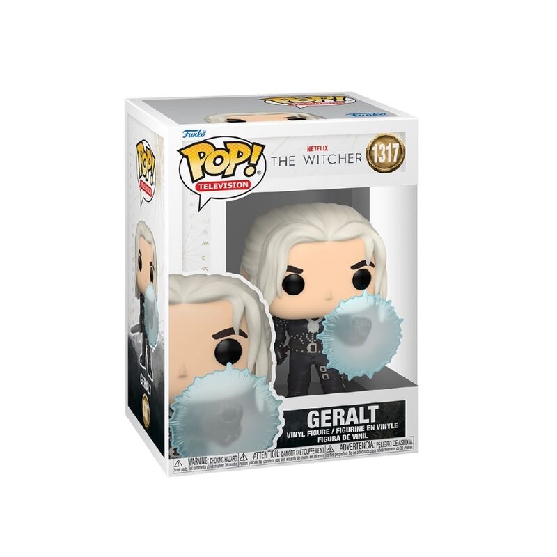 Funko pop! the witcher  geralt con escudo