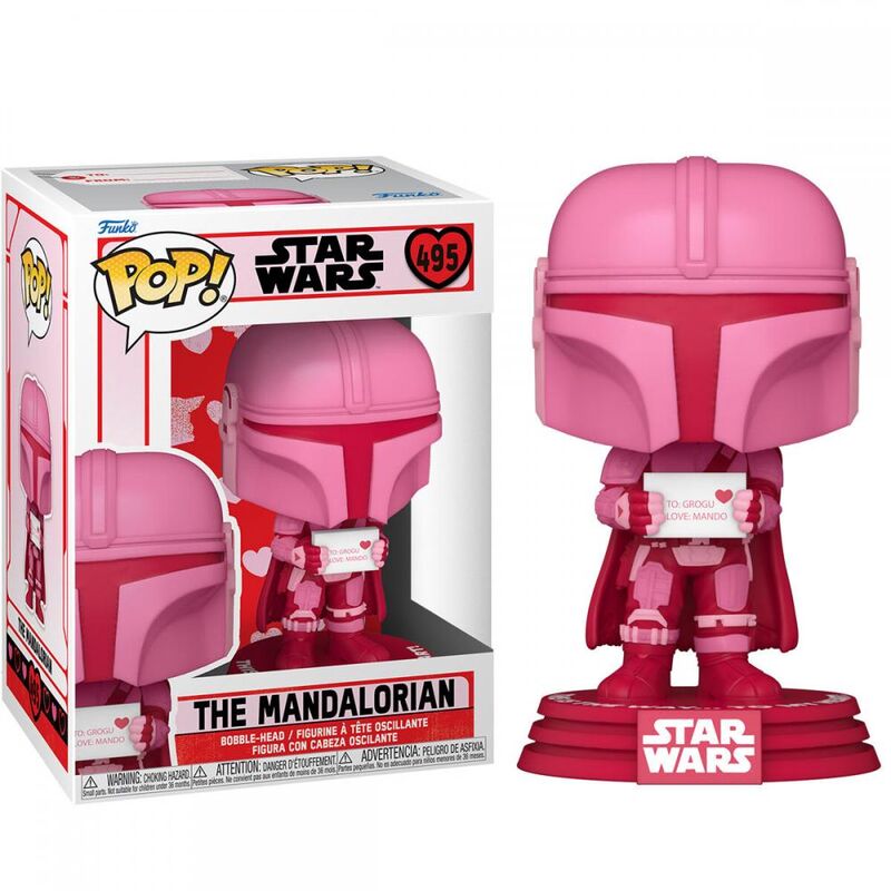 Funko pop! mandalorian: san valentín - el mandaloriano