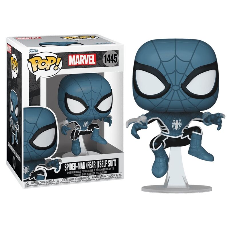 Funko pop! marvel  spider-man con traje de miedo encarnado (gitd)