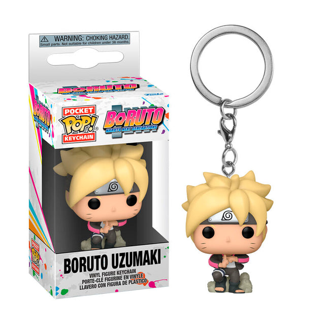 Funko pocket pop! llavero: boruto uzumaki Hover Image
