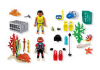 Playmobil - policía buzo con tesoro