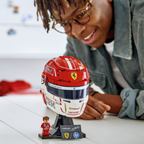 Lego editions - scuderia ferrari hp: casco de charles leclerc