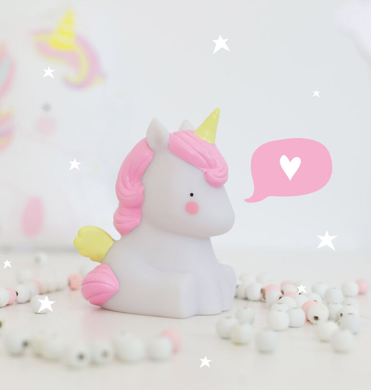 Mini lampara unicornio