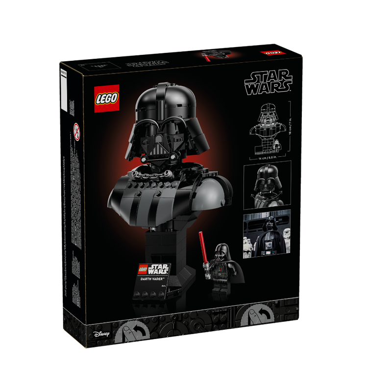 Lego star wars - busto de darth vader