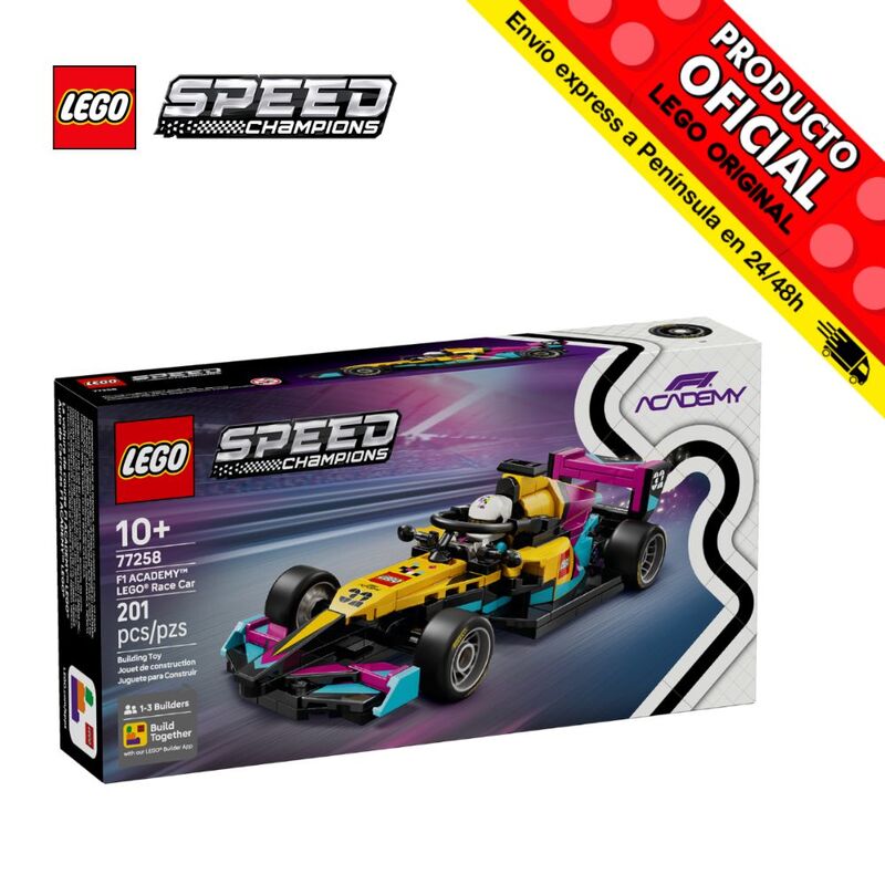 Lego speed champions - coche de carreras f1 academy