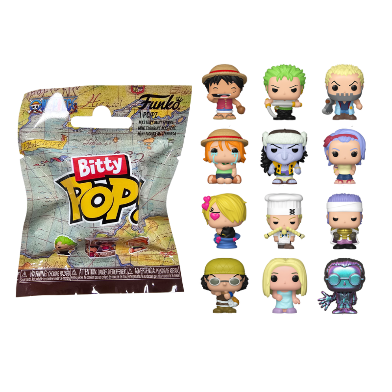 Funko bitty pop! one piece - sobre sorpresa