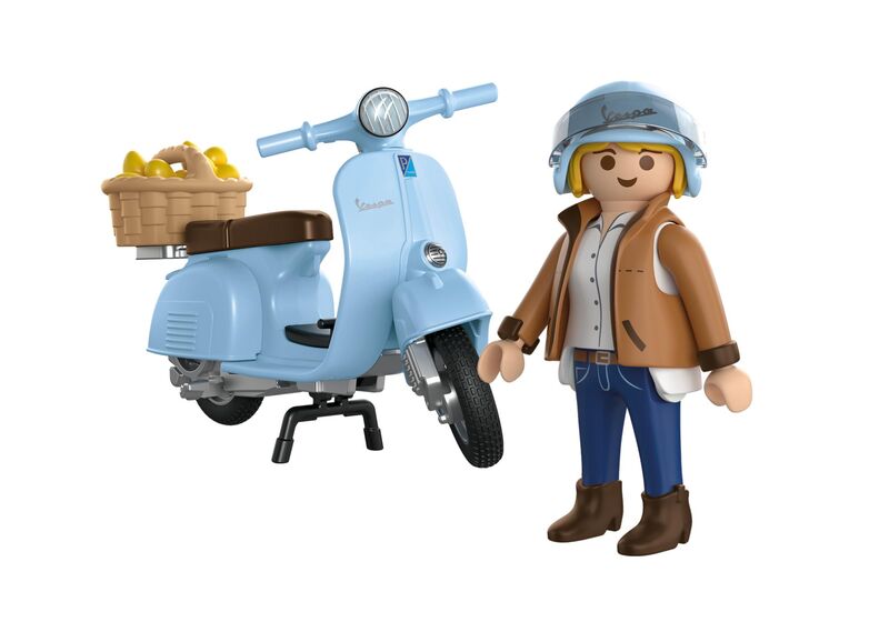 Playmobil - vespa 80 aniversario: estilo icónico