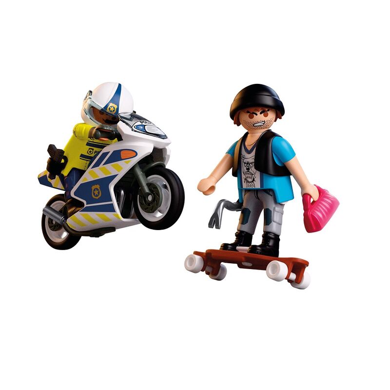 Playmobil - persecución en moto