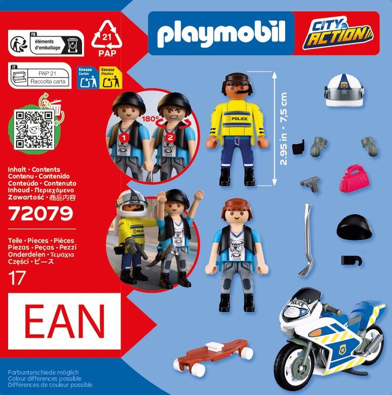 Playmobil - persecución en moto