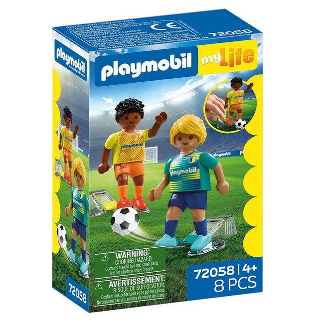 Playmobil - jugadores de fútbol Hover Image
