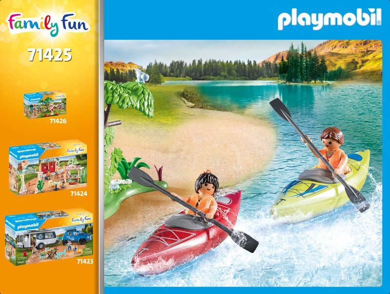 Playmobil - camping con hoguera