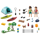 Playmobil - camping con hoguera