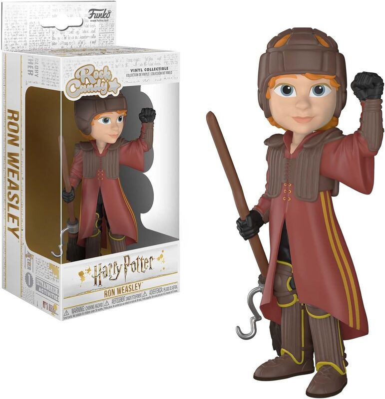Funko rock candy harry potter - ron weasley con su uniforme de quidditch