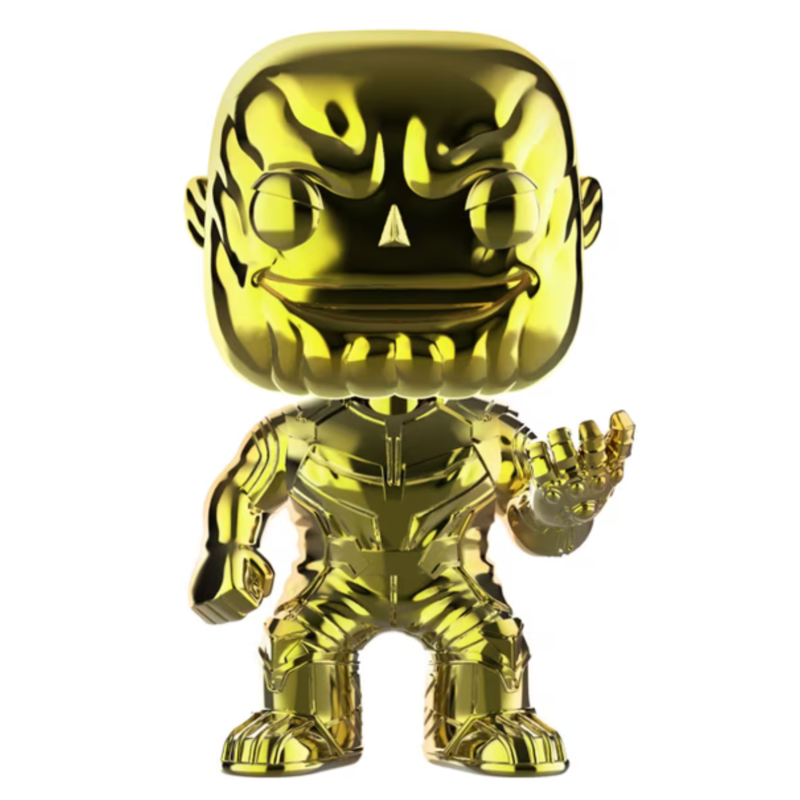 Funko pop! vengadores: infinity war - thanos (cromado dorado) exclusivo