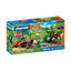 Playmobil - zoo: cuidador de zoo con vehículo