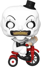 Funko pop! terrifier - art the clown en bicicleta