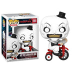 Funko pop! terrifier - art the clown en bicicleta