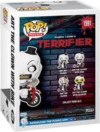 Funko pop! terrifier - art the clown en bicicleta