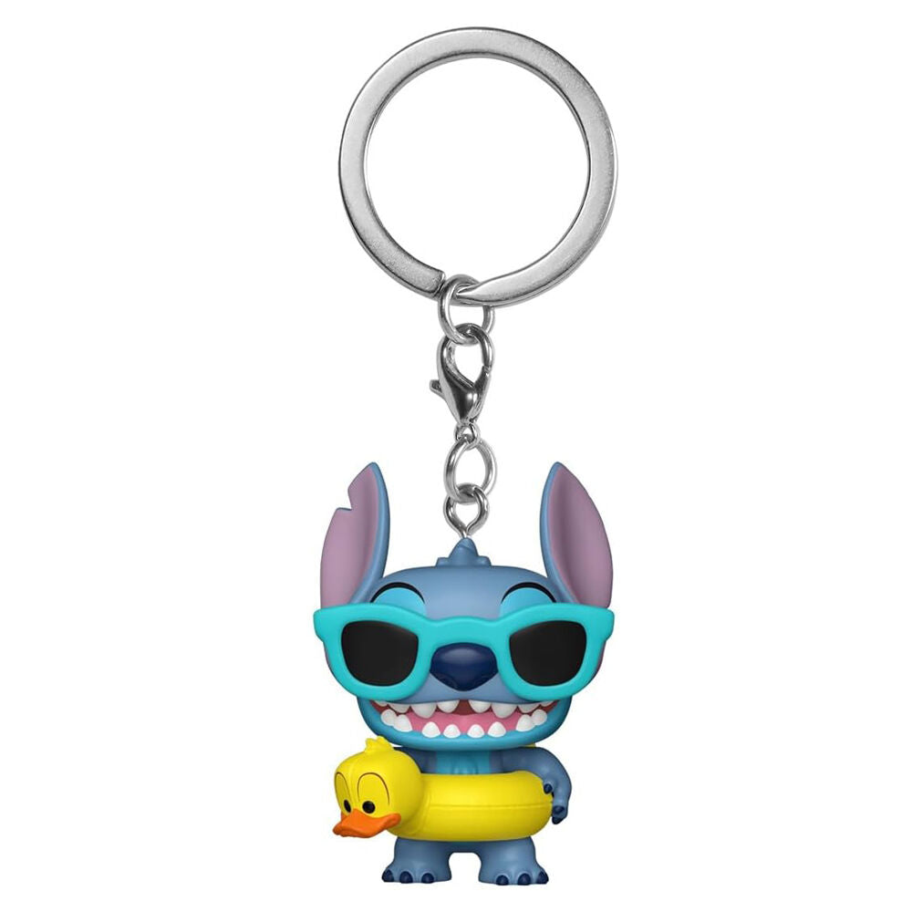 Funko pocket pop! llavero lilo & stitch - stitch con flotador