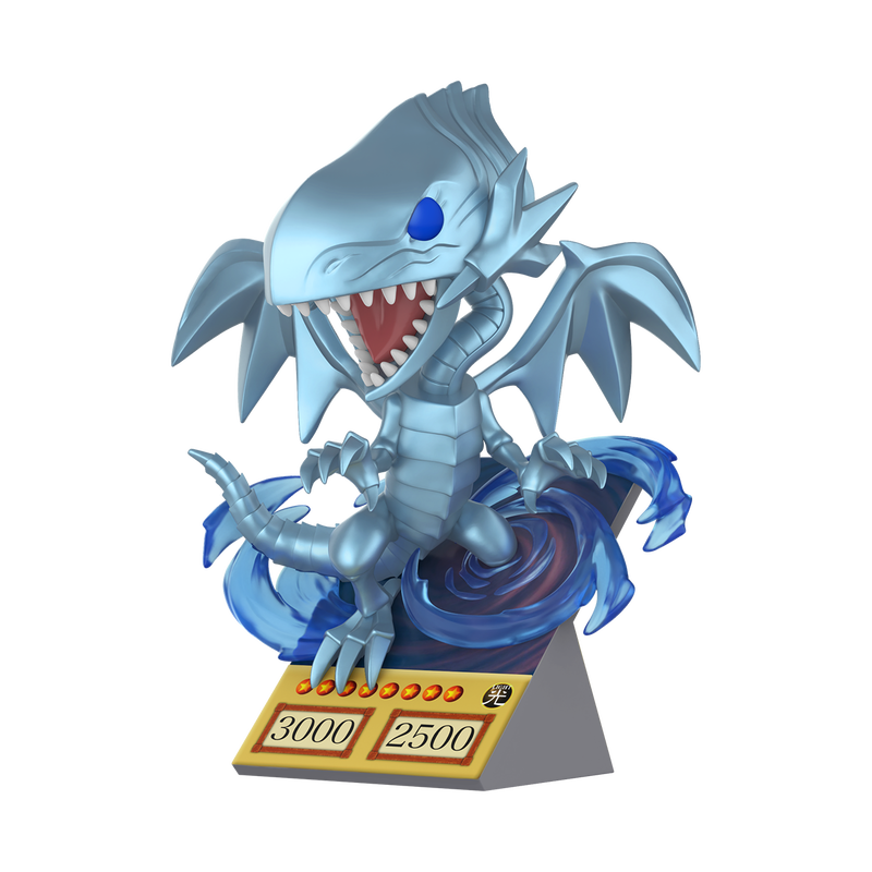 Funko pop! premium yu-gi-oh - blue-eyes white dragon (carta)