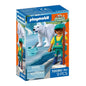 Playmobil - zoo: oso polar y cuidador