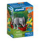 Playmobil - zoo: elefante bebé y cuidadora