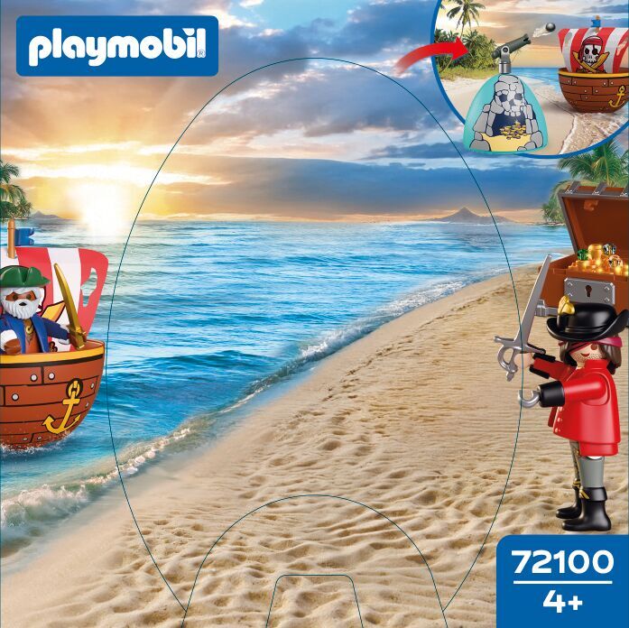 Playmobil - play egg: piratas