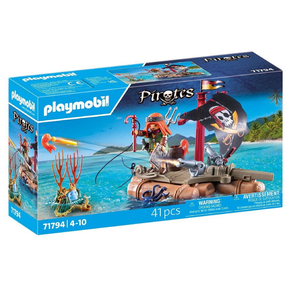 Playmobil - bote pirata con tesoro