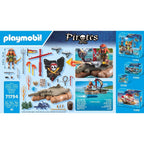 Playmobil - bote pirata con tesoro