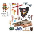 Playmobil - bote pirata con tesoro