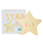Mini lampara estrella amarilla