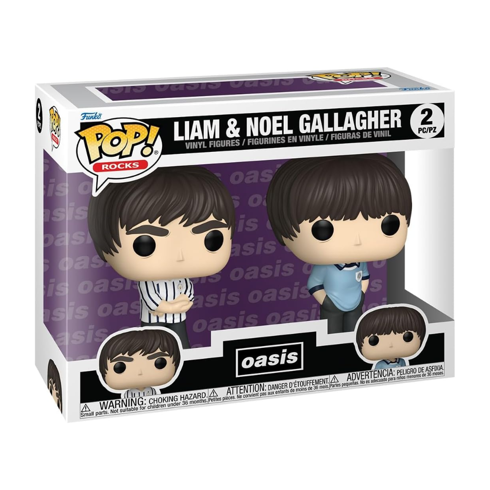 Funko pop! rocks: oasis  liam & noel gallagher 2 pack