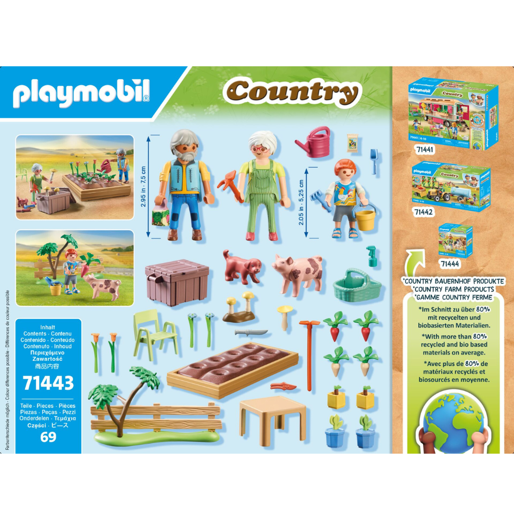 Playmobil - huerto con abuelos
