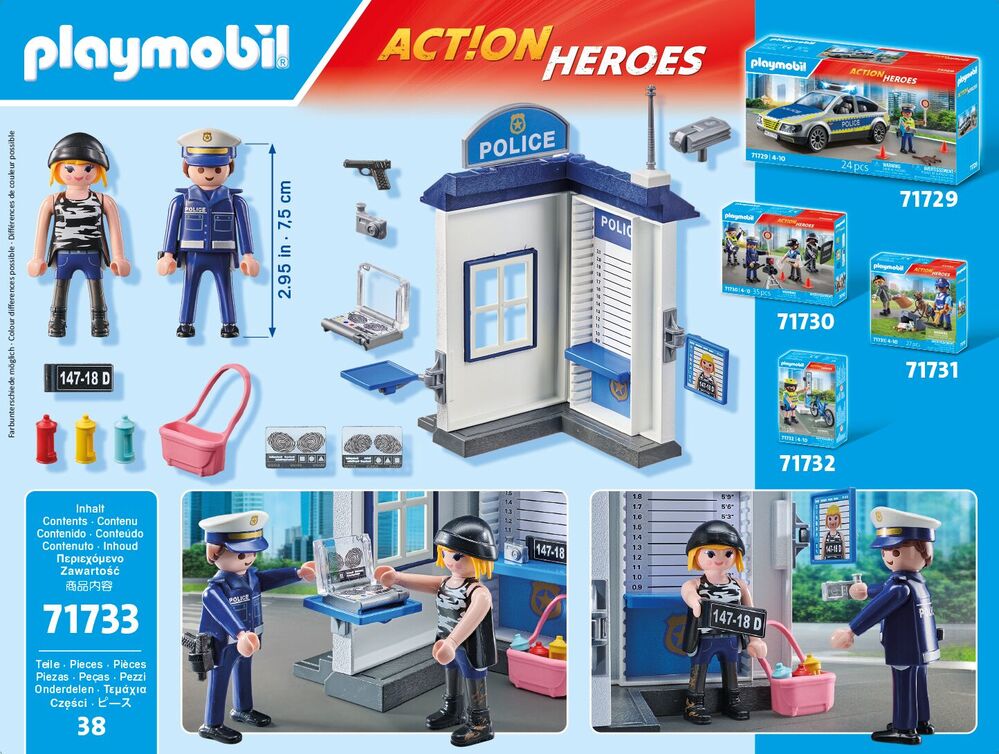 Playmobil - starter pack sala de policía