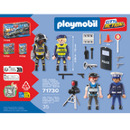 Playmobil - set de figuras de policía