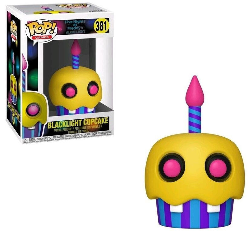 34135 funko pop! five nights at freddy's blacklight - figura blacklight cupcake - exclusivo