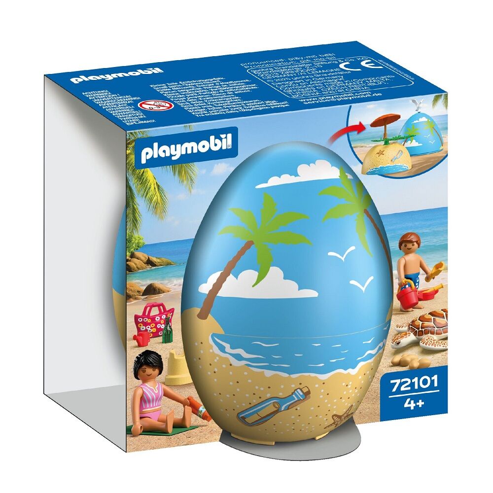 Playmobil - play egg: vacaciones en la playa