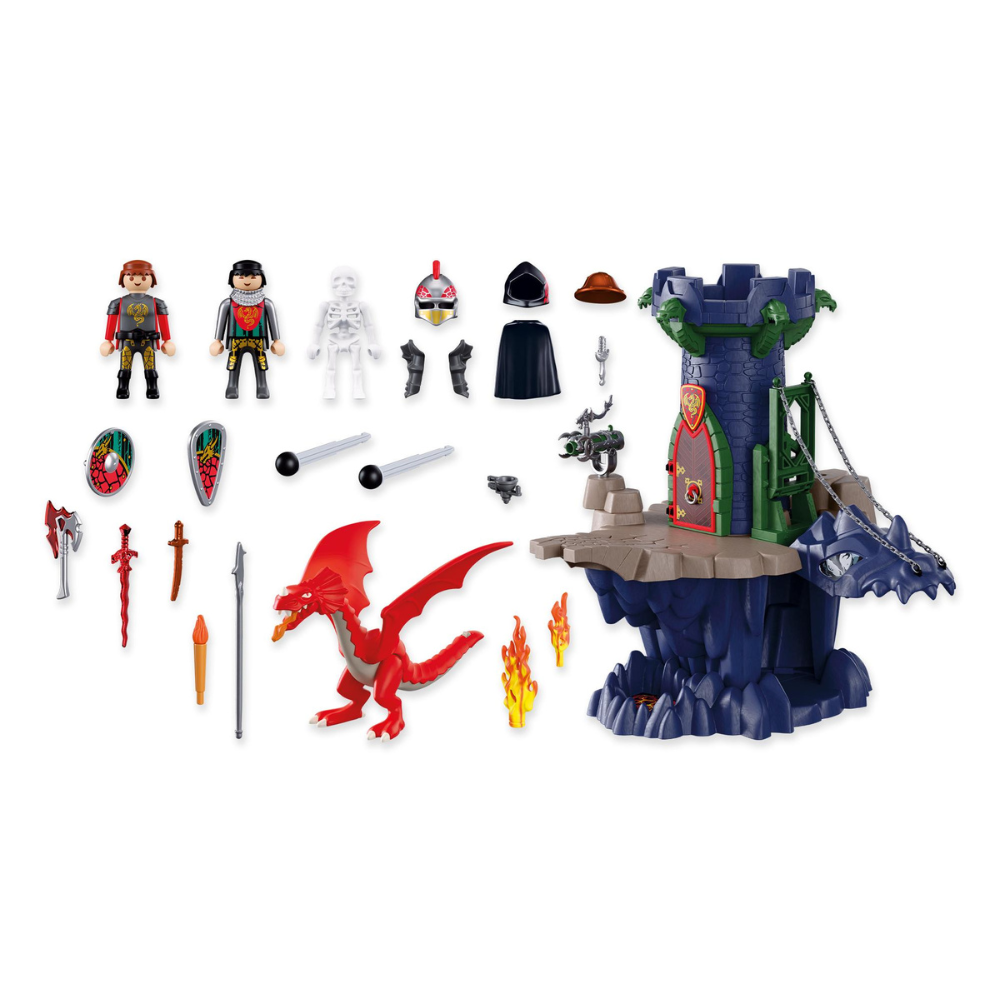 Playmobil - torre de caballeros dragón